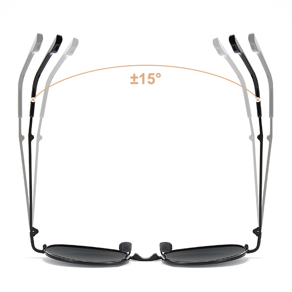 Cyxus Round Polarized UV 400 Protection Foldable Sunglasses 1018