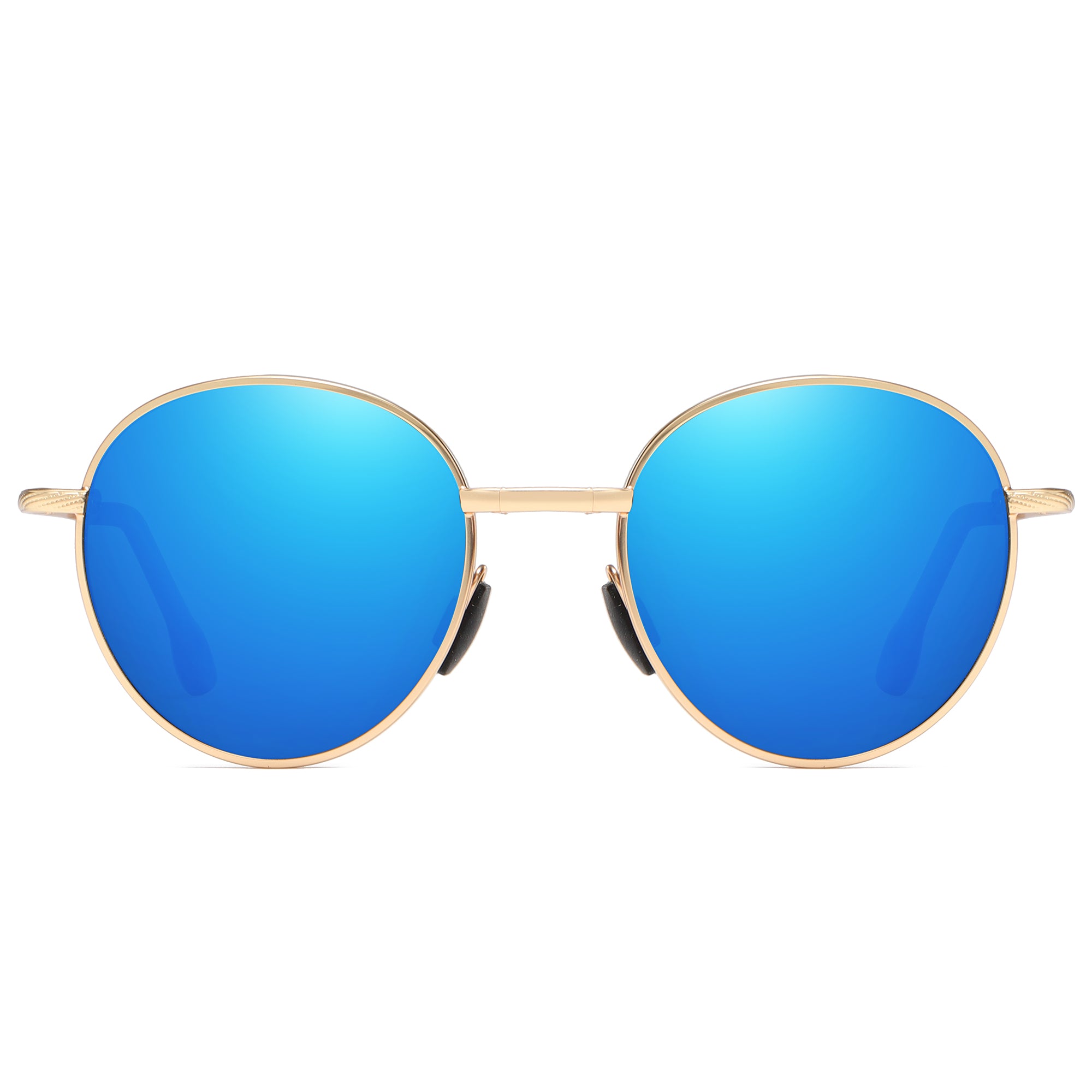 Cyxus Round Polarized UV 400 Protection Foldable Sunglasses 1018