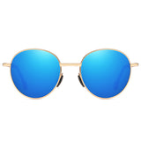 Cyxus Round Polarized UV 400 Protection Foldable Sunglasses 1018