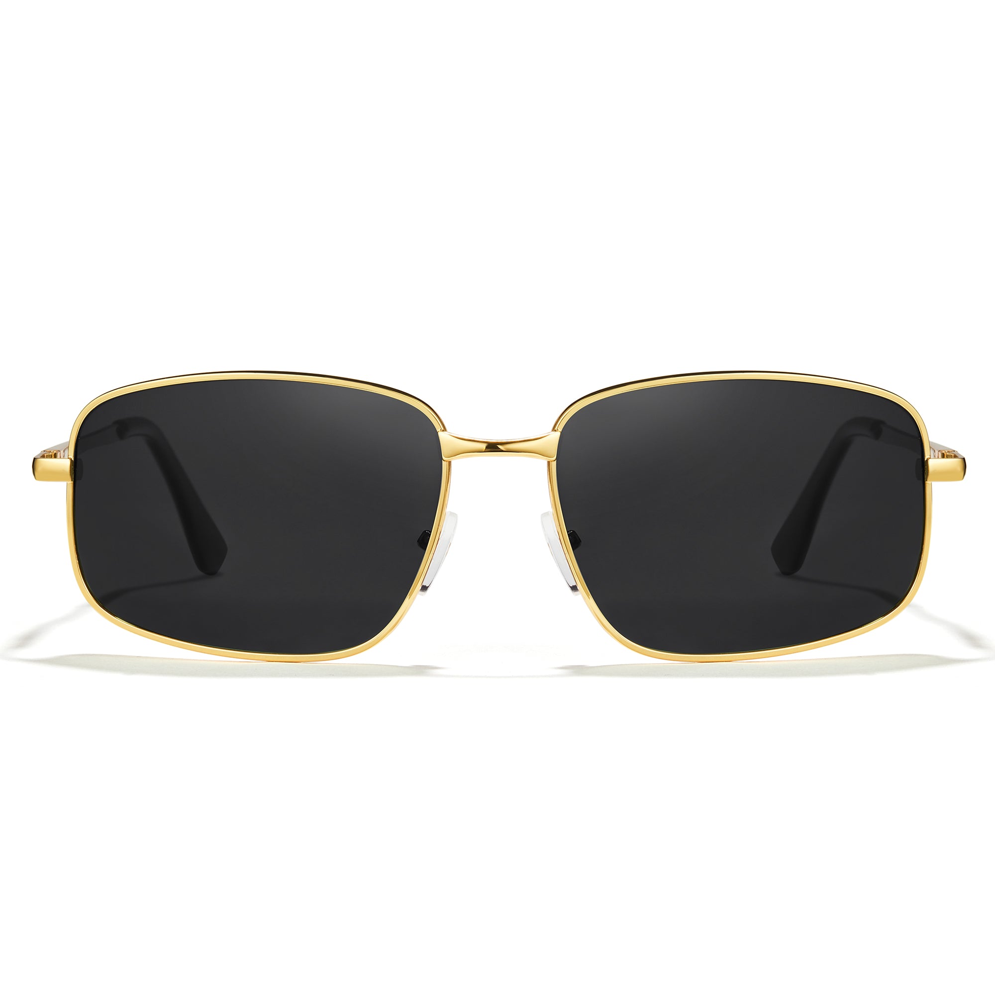 Cyxus Spring Hinge Polarized Sunglasses Metal Frame Anti Glare UV 400 Shade Driving 1024