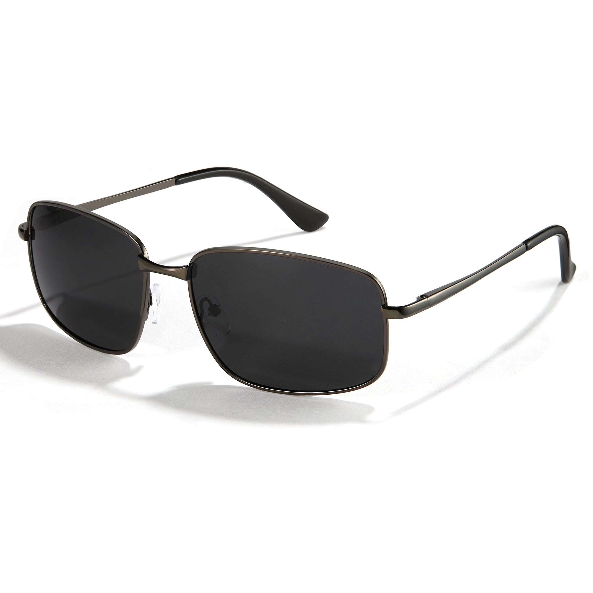 Cyxus Spring Hinge Polarized Sunglasses Metal Frame Anti Glare UV 400 Shade Driving 1024