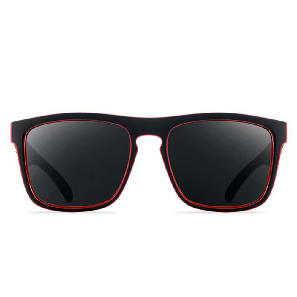 Lunettes de soleil polarisées Cyxus pour les hommes Frame légère UV400 Protection Square Sun Verres