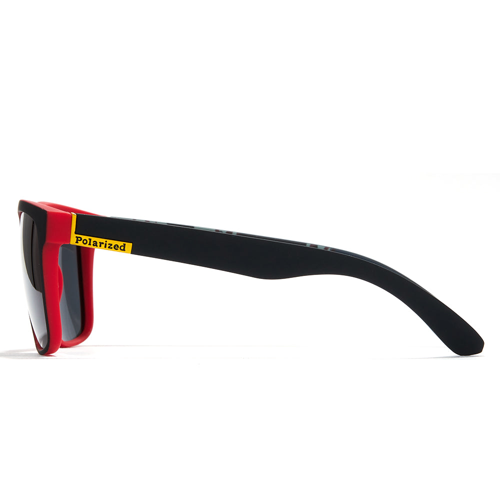 Lunettes de soleil polarisées Cyxus pour les hommes Frame légère UV400 Protection Square Sun Verres