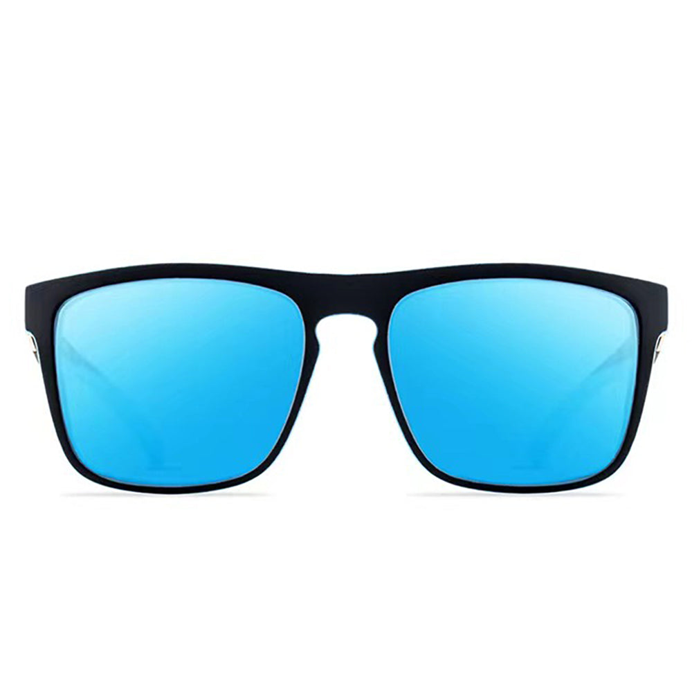 Lunettes de soleil polarisées Cyxus pour les hommes Frame légère UV400 Protection Square Sun Verres