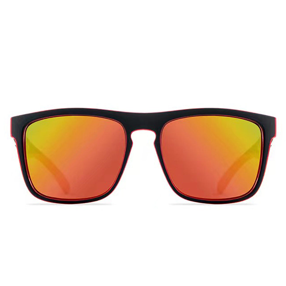 Lunettes de soleil polarisées Cyxus pour les hommes Frame légère UV400 Protection Square Sun Verres