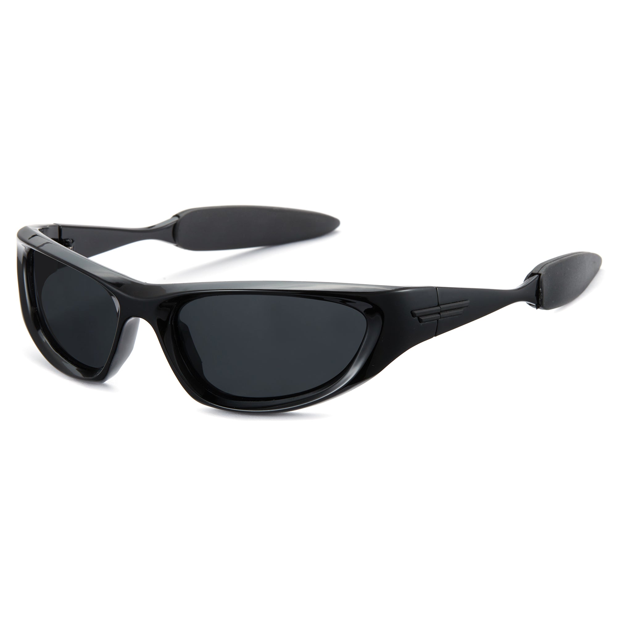 Y2K Style Retro Futuristic Sports Wrapround Polarized Sunglasses 1088