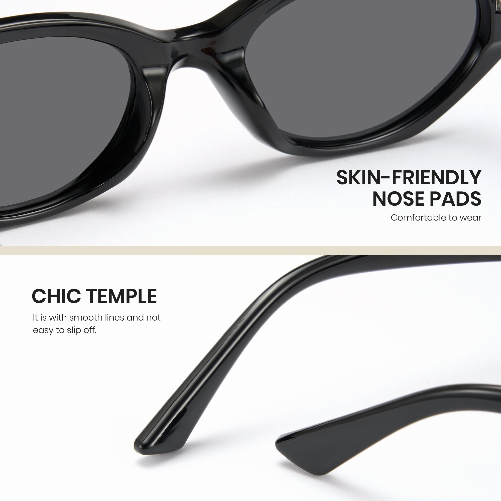 Cat Eye Plastic UV400 Protection Women Sunglasses 1147