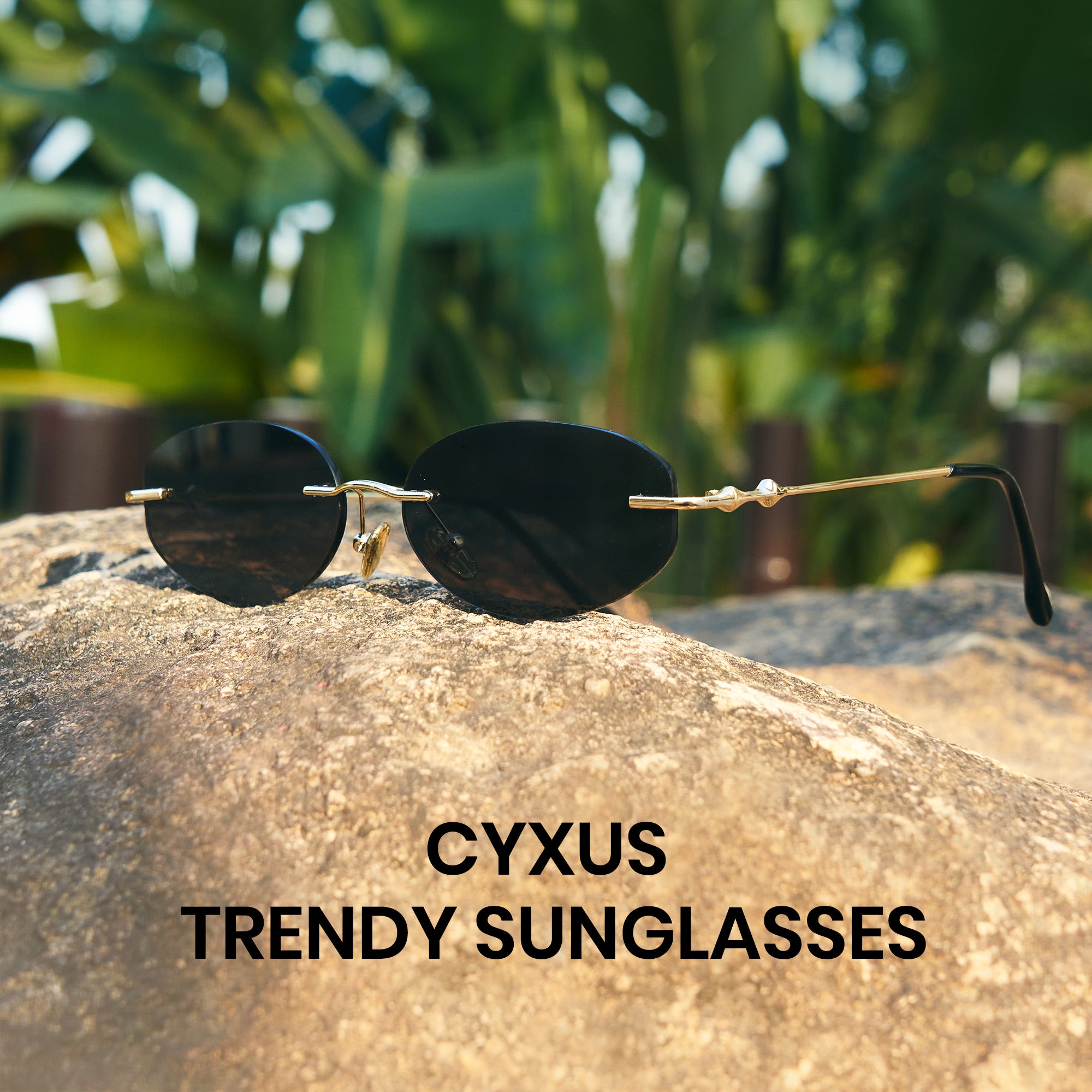 Cyxus Metal Retro Non-Polarized Sunglasses 1254