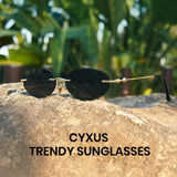 Cyxus Metal Retro Non-Polarized Sunglasses 1254