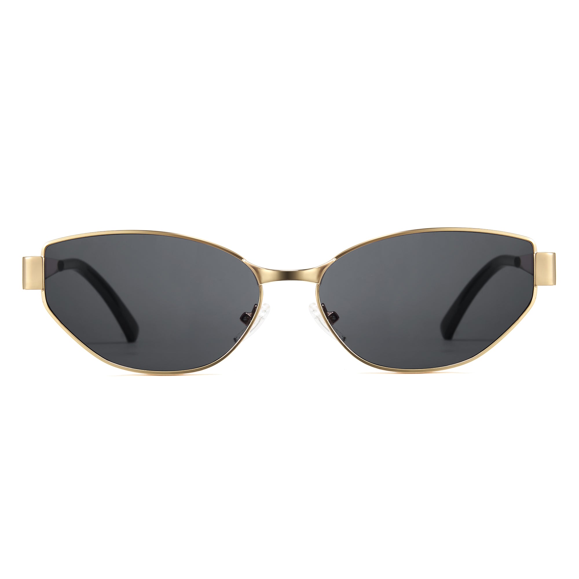 Cyxus Metal Cat Eye Non-Polarized Sunglasses 1327