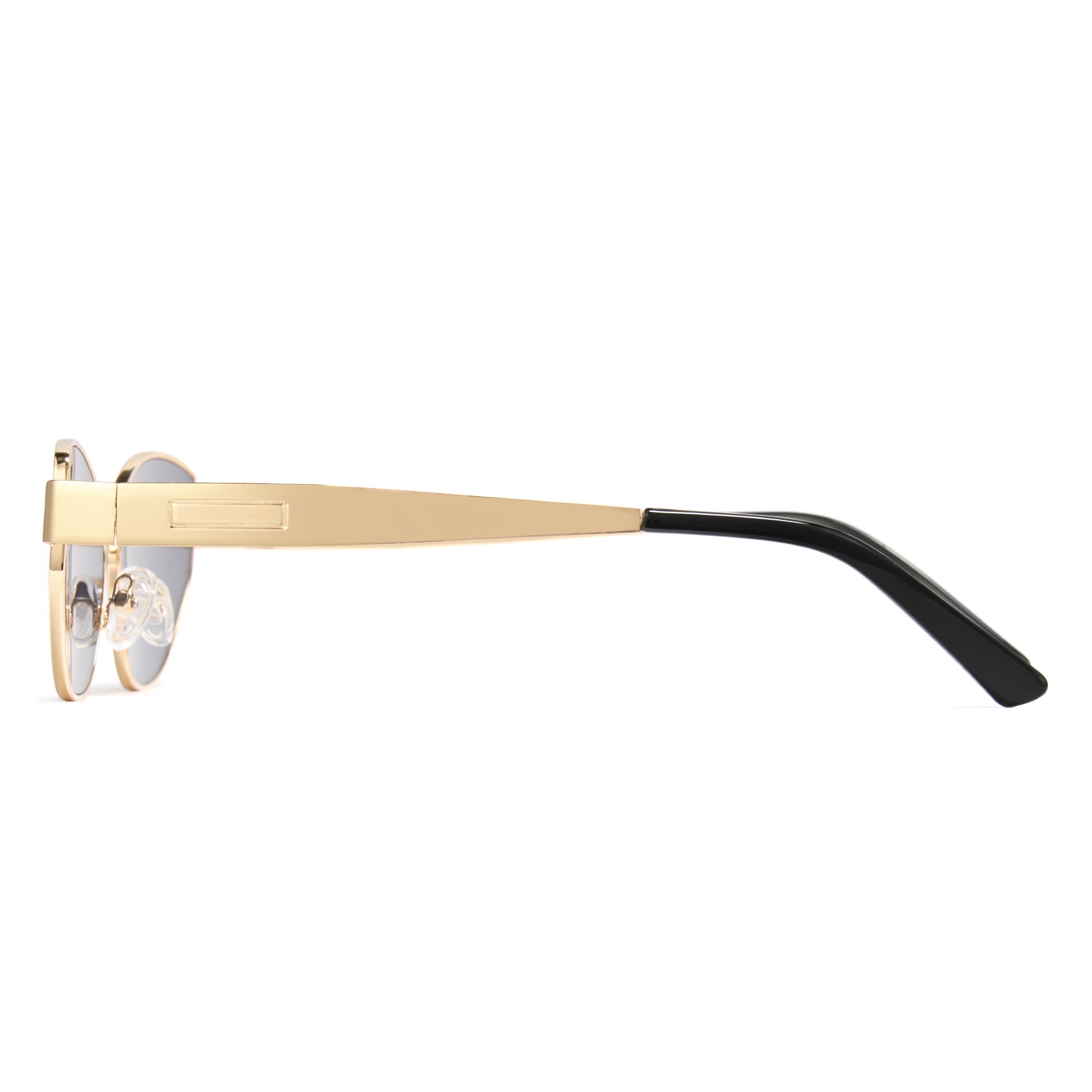 Cyxus Metal Cat Eye Non-Polarized Sunglasses 1327