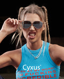 Cyxus Aviator UV400 Protection Spring Hinges Outdoor Polarized Sunglasses 1489