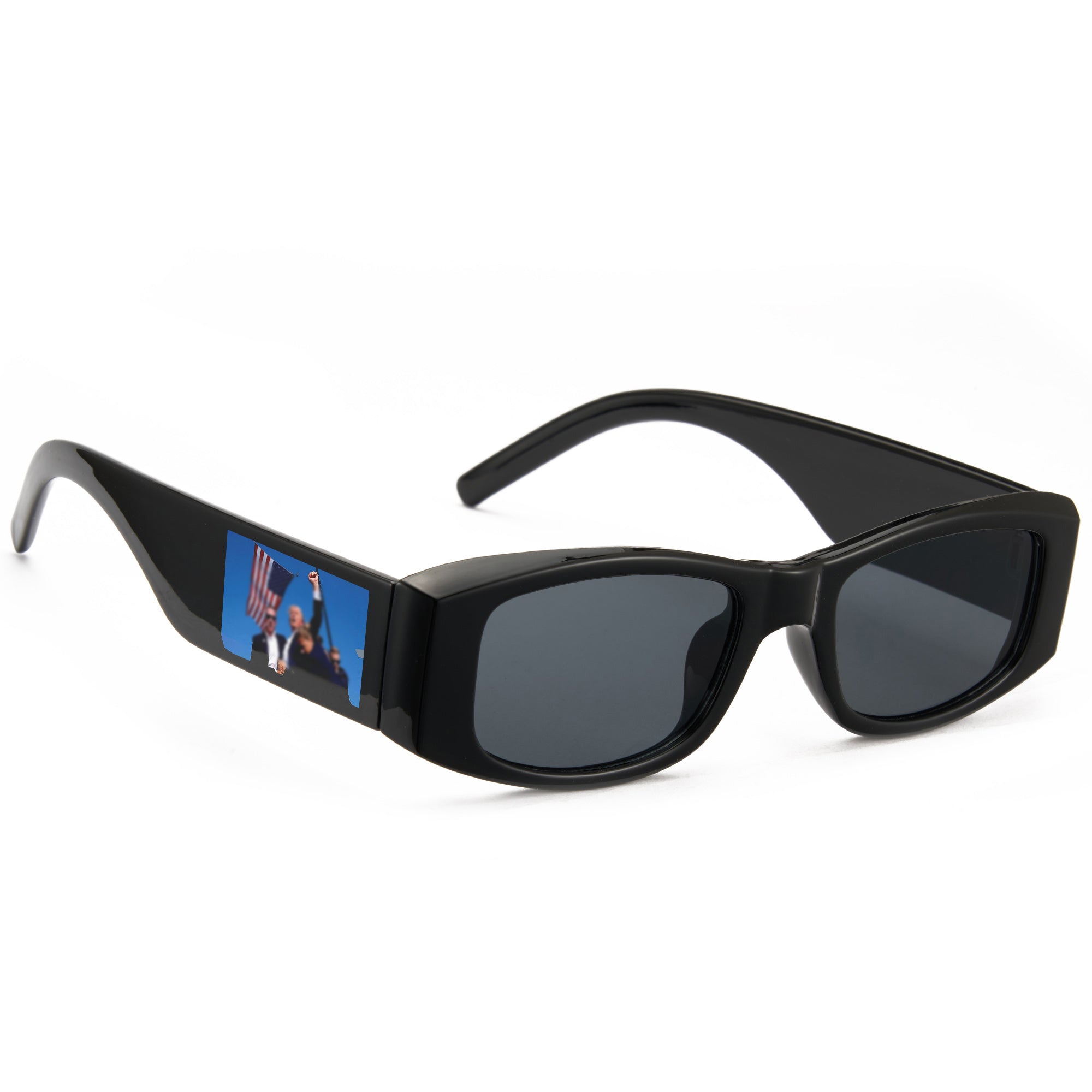 Voting for the Trum Stainless Steel Necklace for Supporters, Unisex and Stylish Trummp Sunglasses with UV400 Protection, Make American Great Again