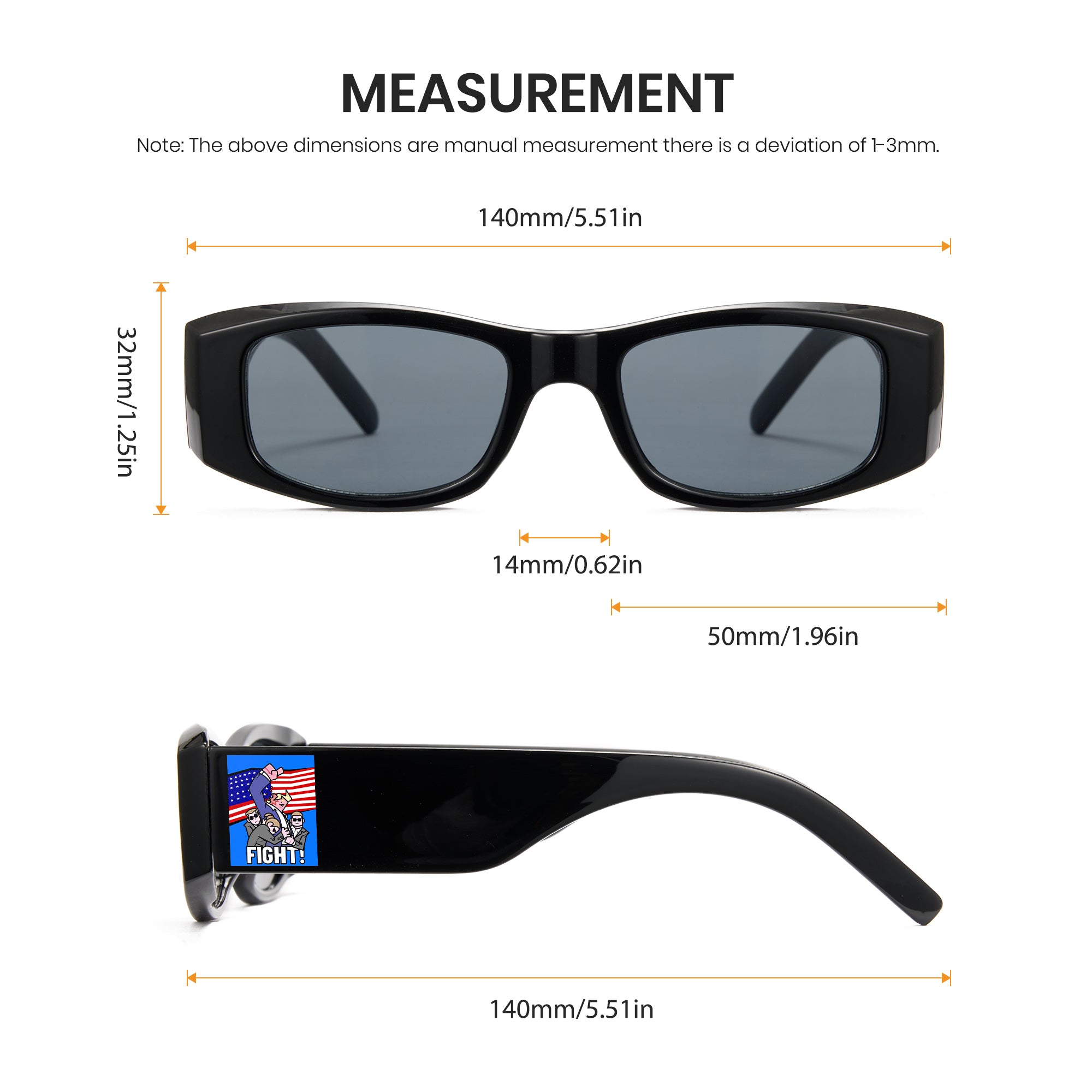 Voting for the Trum Stainless Steel Necklace for Supporters, Unisex and Stylish Trummp Sunglasses with UV400 Protection, Make American Great Again