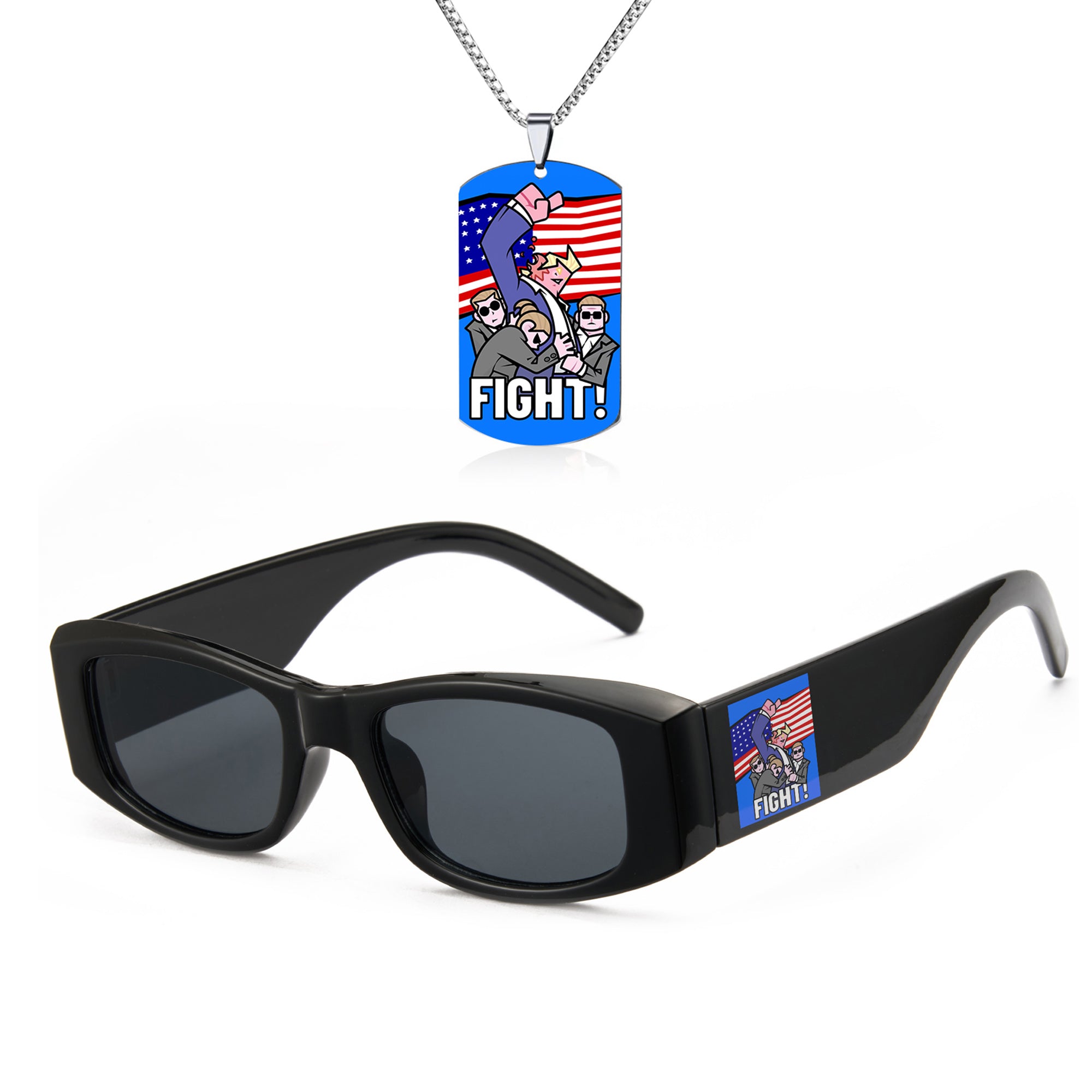 Trumm Sunglasses and Necklace Combo Pack