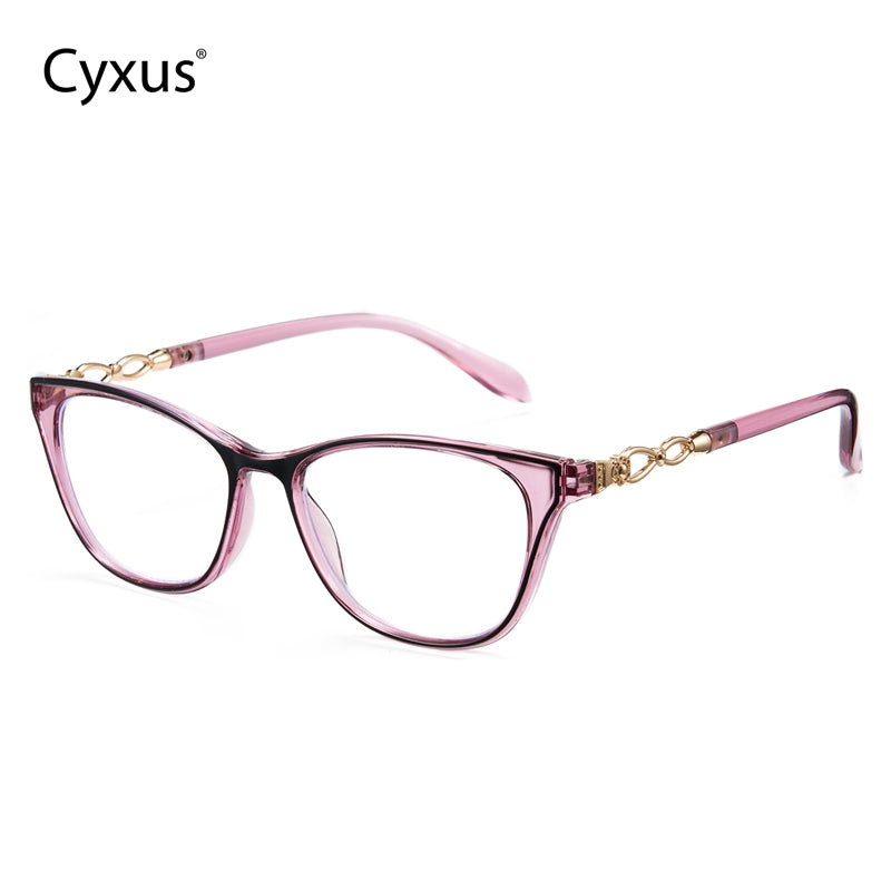 Reading Glasses Blue Light Blocking Presbyopia Cat Eye Computer Readers Men Women 2046