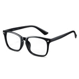 Cyxus Blaulichtfilter Brille Herren/Damen, Computer Laptop Gaming Brille, UV Schutzbrille gegen Kopfschmerzen, Klassisches Schwarzes Rahmendesign, Geschenke für Männer Frauen