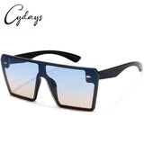 Cydays Square Oversized Frame Sunglasses As Gift 2024, Trendy Oversized Frame for Women & Men Accessories, Non-Polarized and Durable for 100% UV Protection Shades  CD1003