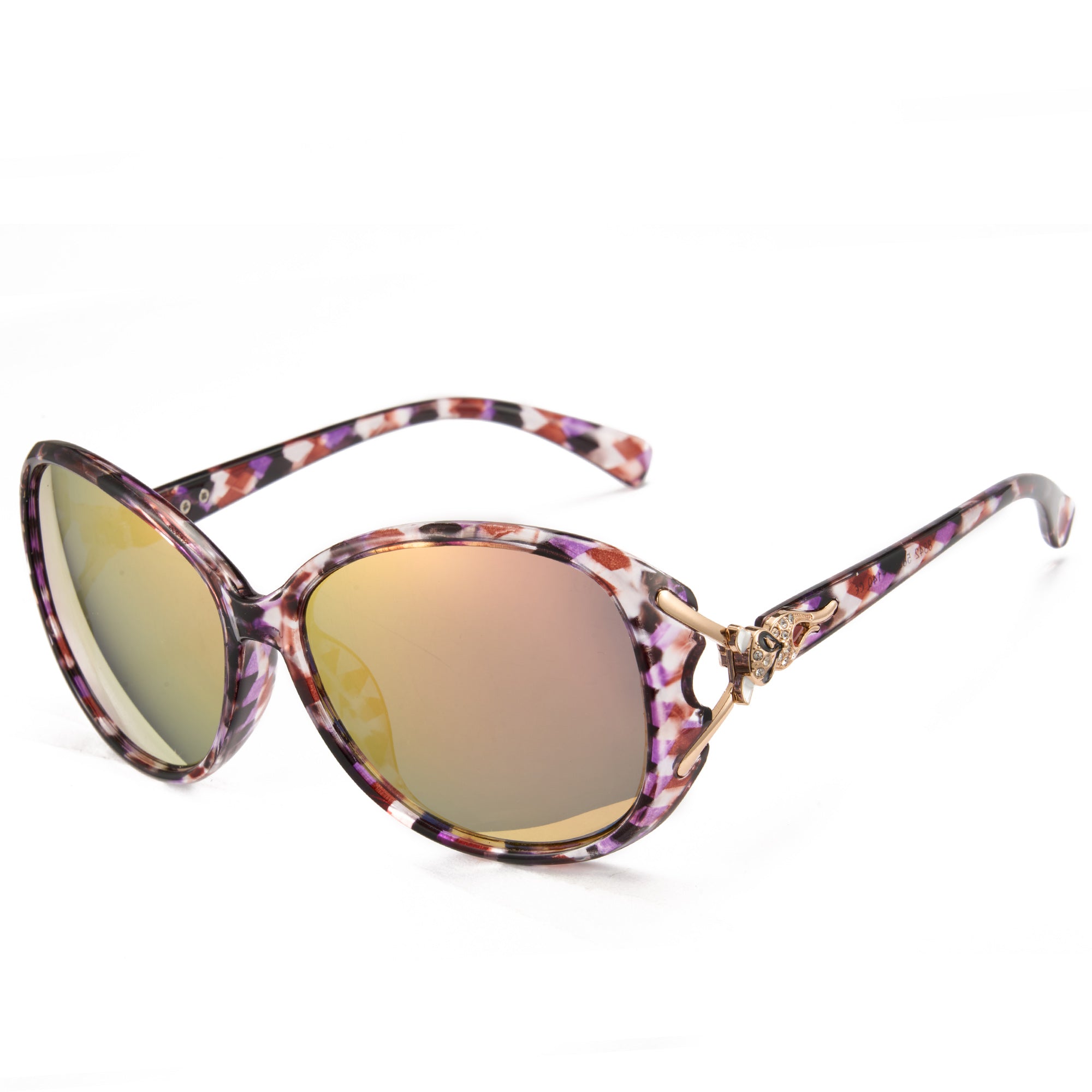 Yellow Lens-Purple Frame