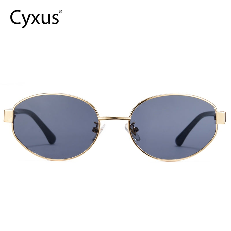 Cyxus Oval Retro Trendy Non Polazrized Sunglasses 1326