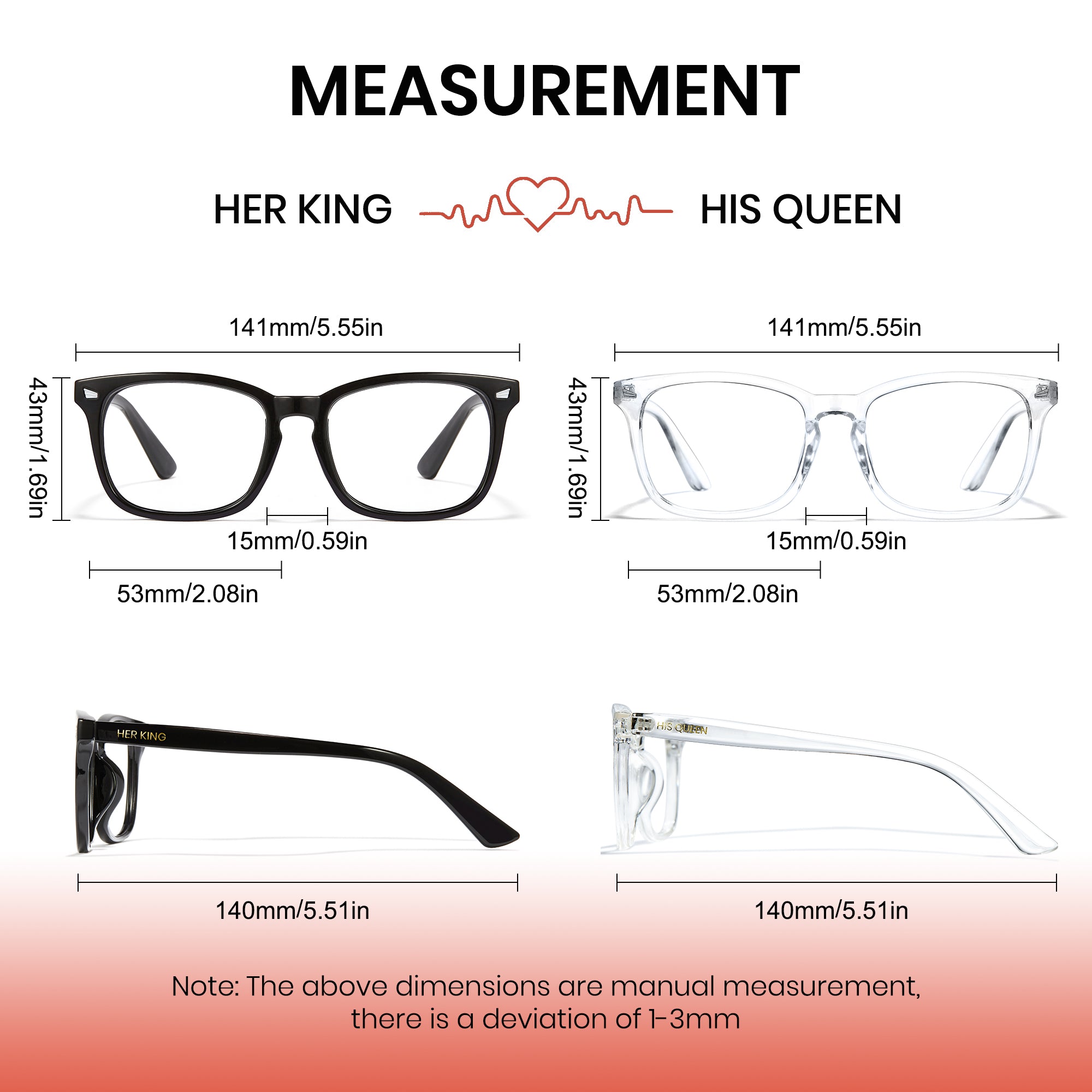Couple Glasses Wing