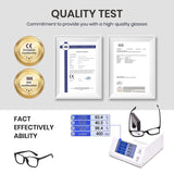 Cyxus Blue Light Glasses for Anti Glare and Eyes Strain Eyewear Frame, Filter Blue Ray Computer Gaming Eyeglasses, Unisex for Women and Men