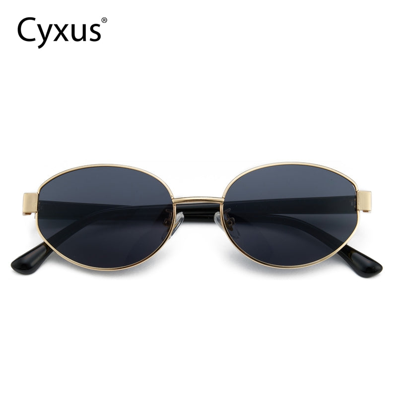 Cyxus Oval Retro Trendy Non Polazrized Sunglasses 1326