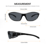 Y2K Style Brown Non-polarized Sunglasses Measurement