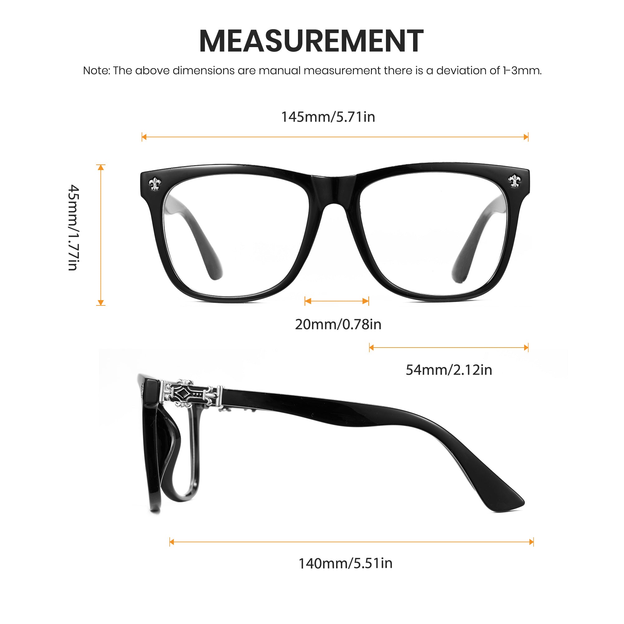 Chrome Hearts Computer Glasses 8297
