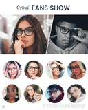 Cyxus Blue Light Glasses for Anti Glare and Eyes Strain Eyewear Frame, Filter Blue Ray Computer Gaming Eyeglasses, Unisex for Women and Men