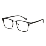 Cyxus Blue Light Blocking Glasses Square Half Rim Computer Gaming Glasses 8133