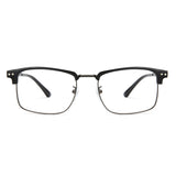 Cyxus Blue Light Blocking Glasses Square Half Rim Computer Gaming Glasses 8133