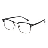 Cyxus Blue Light Blocking Glasses Square Half Rim Computer Gaming Glasses 8133
