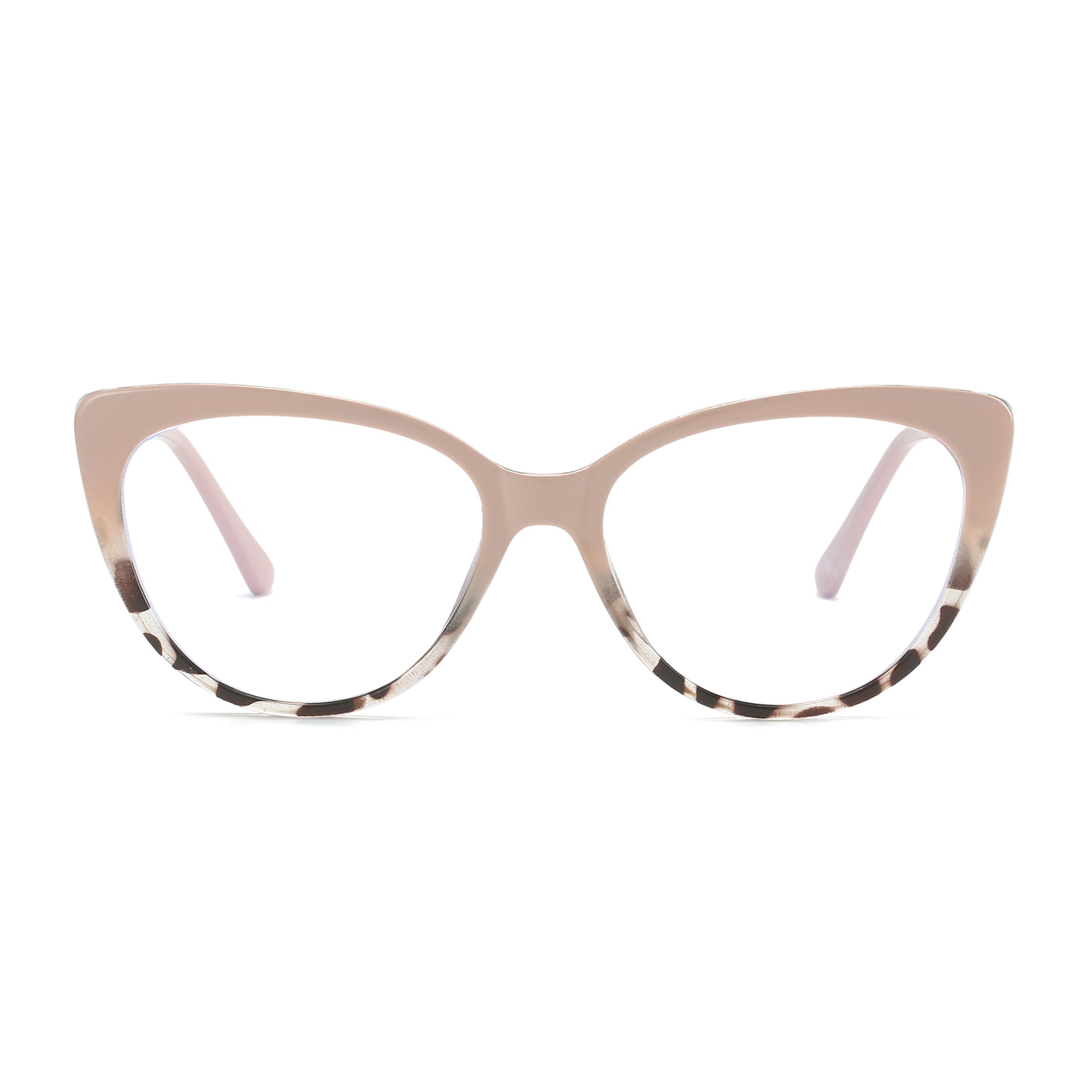 TR 90 anti-blue light glasses - apricot and tortoise