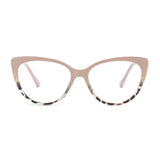 TR 90 anti-blue light glasses - apricot and tortoise