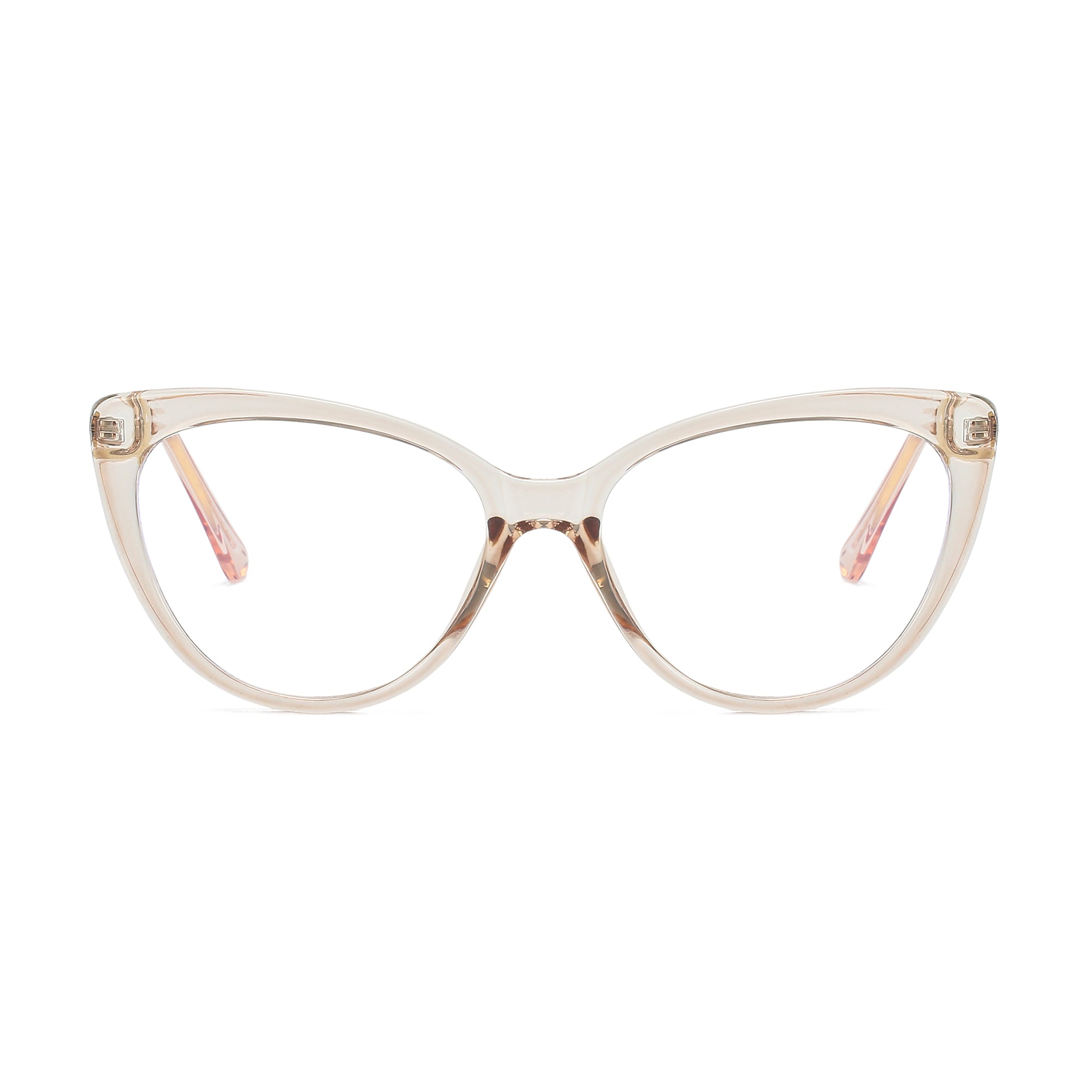 Brown clear TR 90 anti-blue light glasses