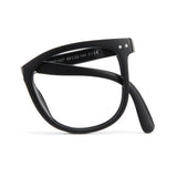 Folding anti-blue light TR 90 black glasses