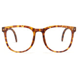 Folding anti-blue light TR 90 tortoise glasses