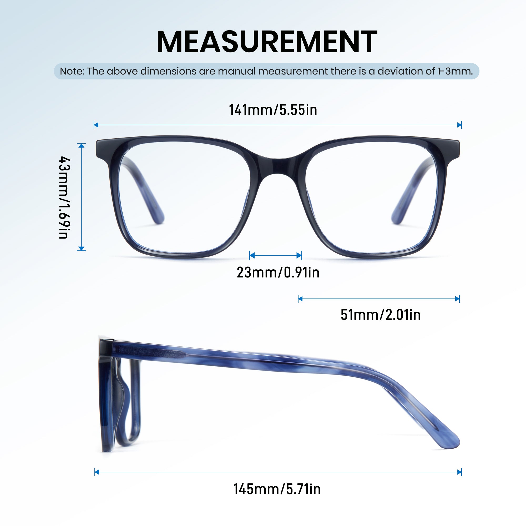 Blue Light Blocking Glasses 8148