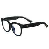 Cyxus 25 Snake Year Limited Edition Square Anti-Blue Light Glasses PC Material Lentes de resina Bright Black Marco de año nuevo Regalos para familiares y amigos Unisex
