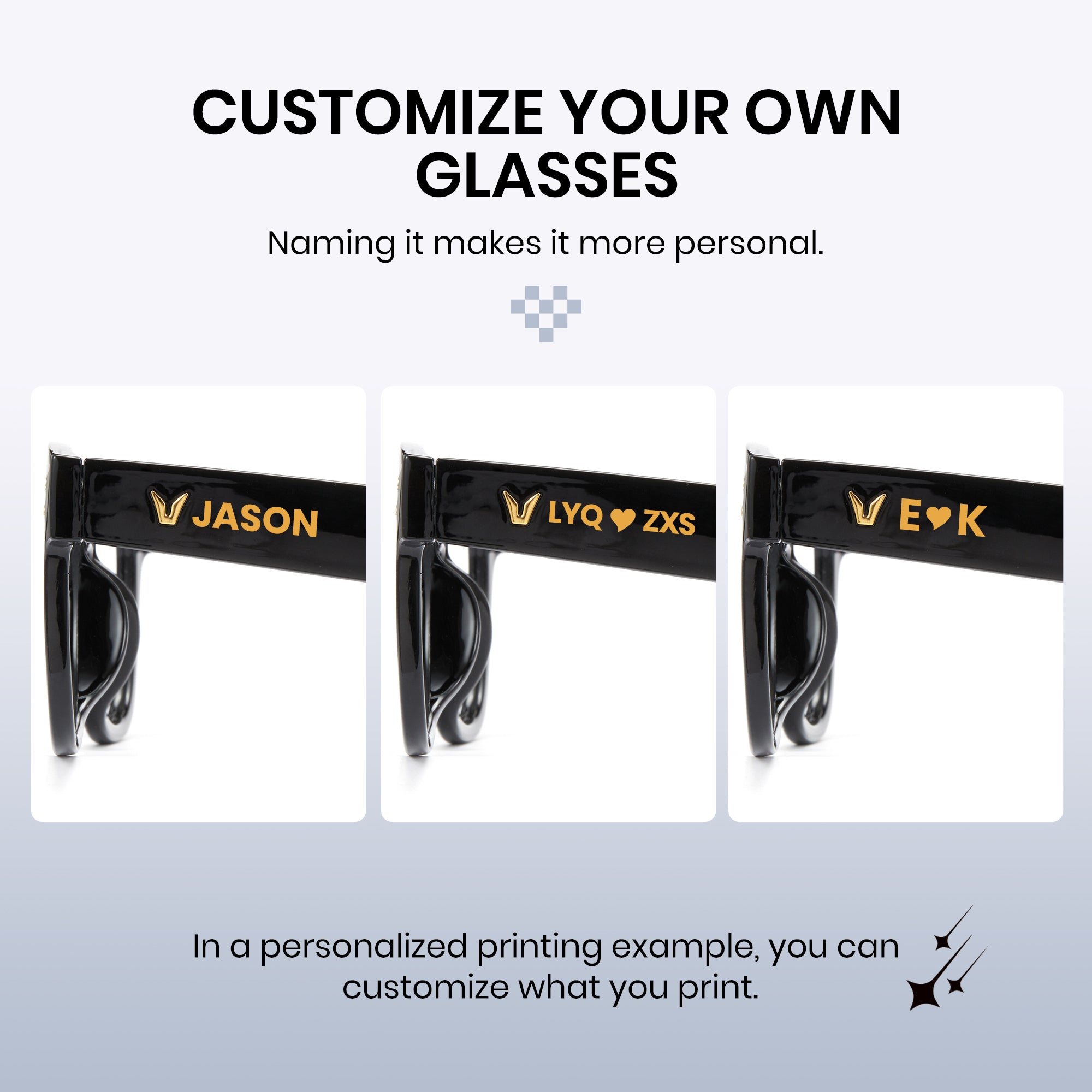 Cyxus Custom Personalized Blue light Glasses
