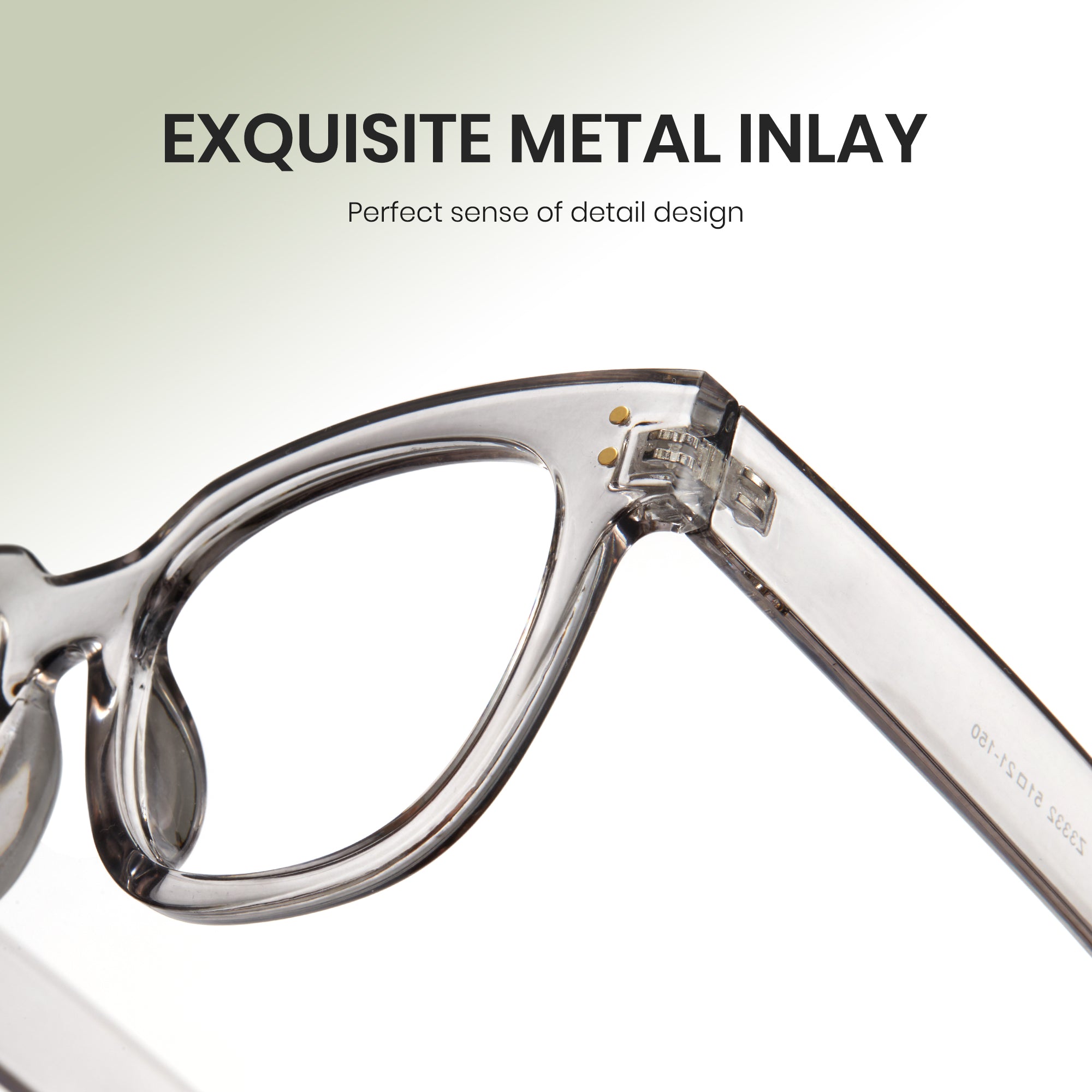 Exquisite  metal inlay. Perfect sense of detail design