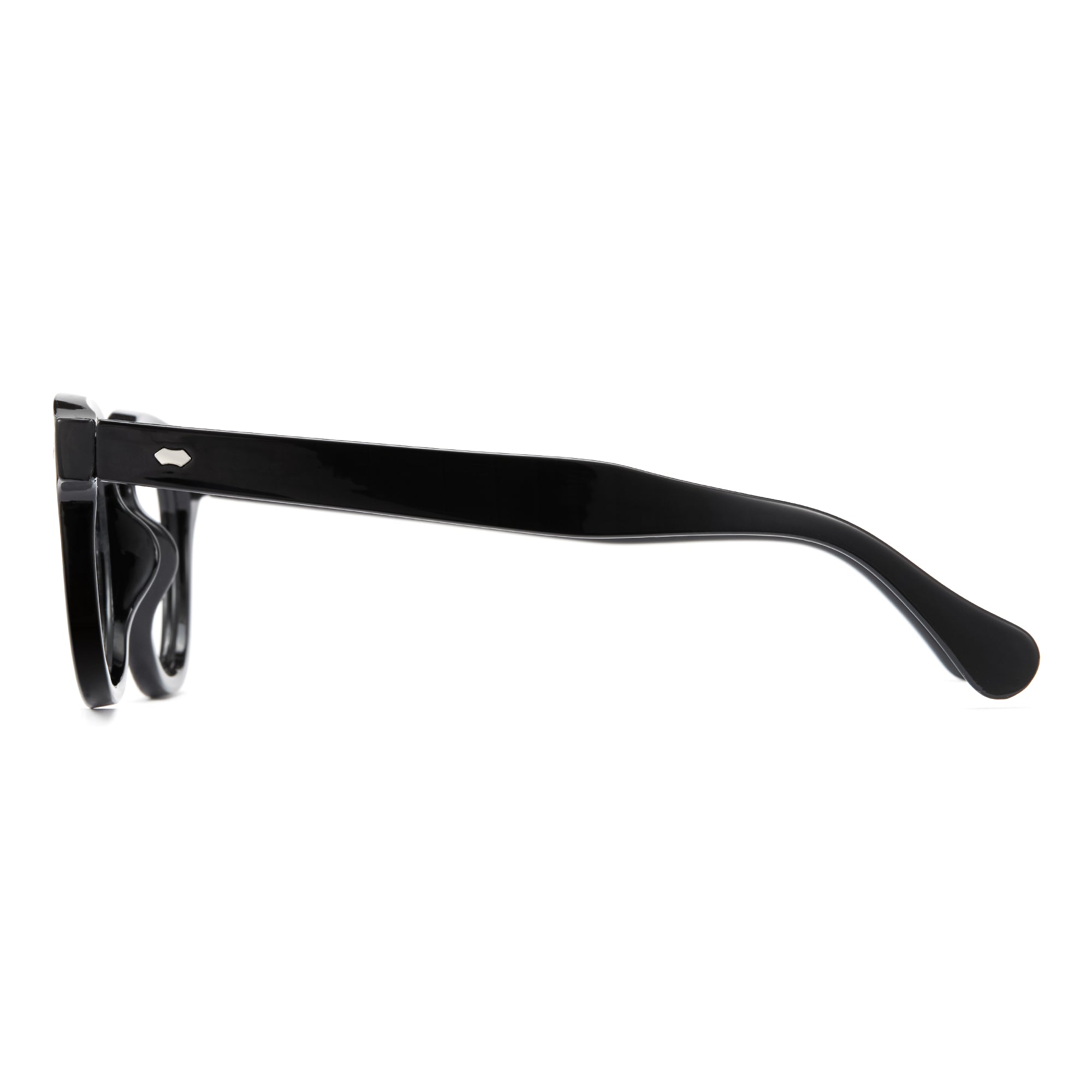 Black thick temples