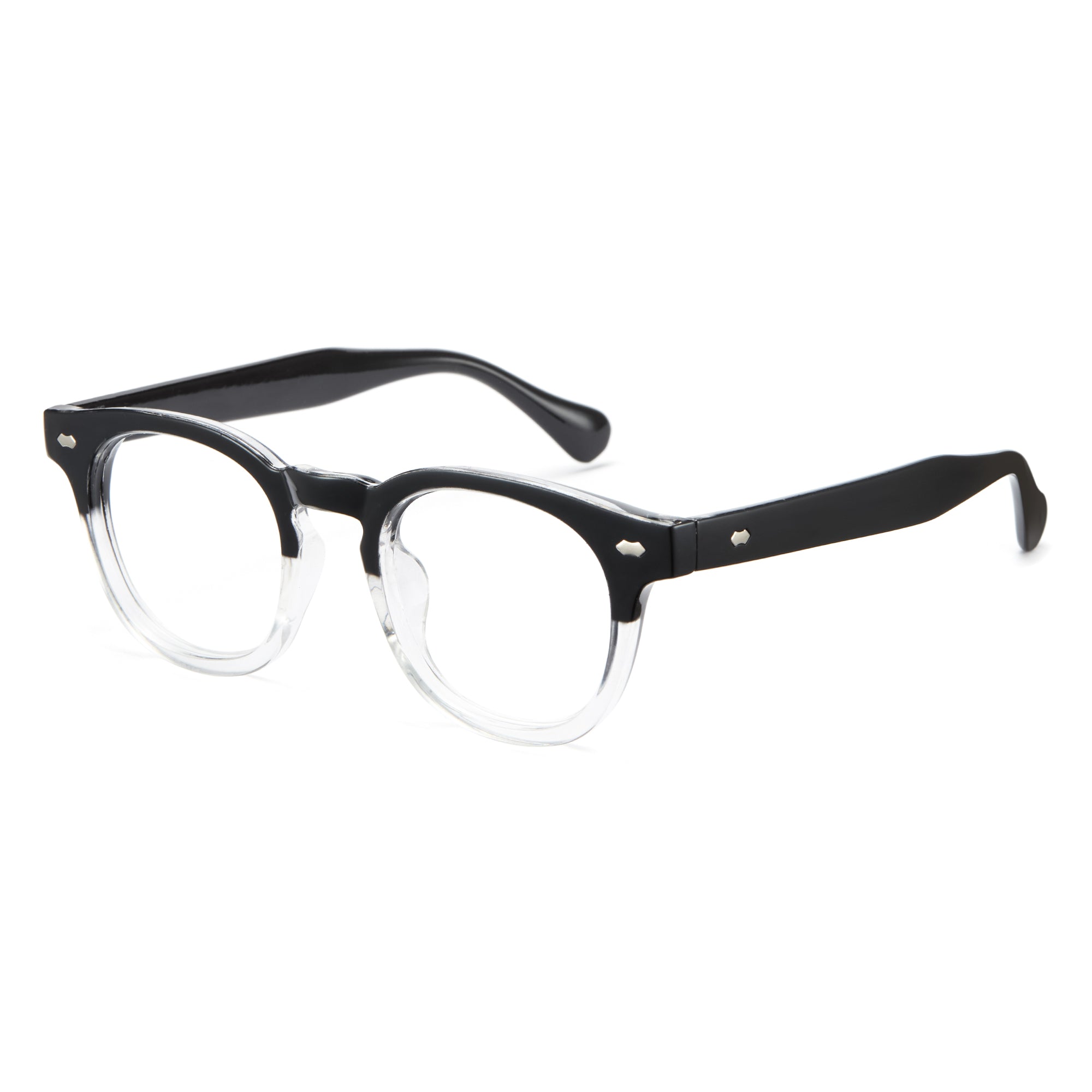 Black and White Glasses Frame