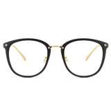 Matte black glasses frame