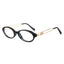 Computer Glasses UV400 Blue Light Blocking Oval Retro Glasses 8242