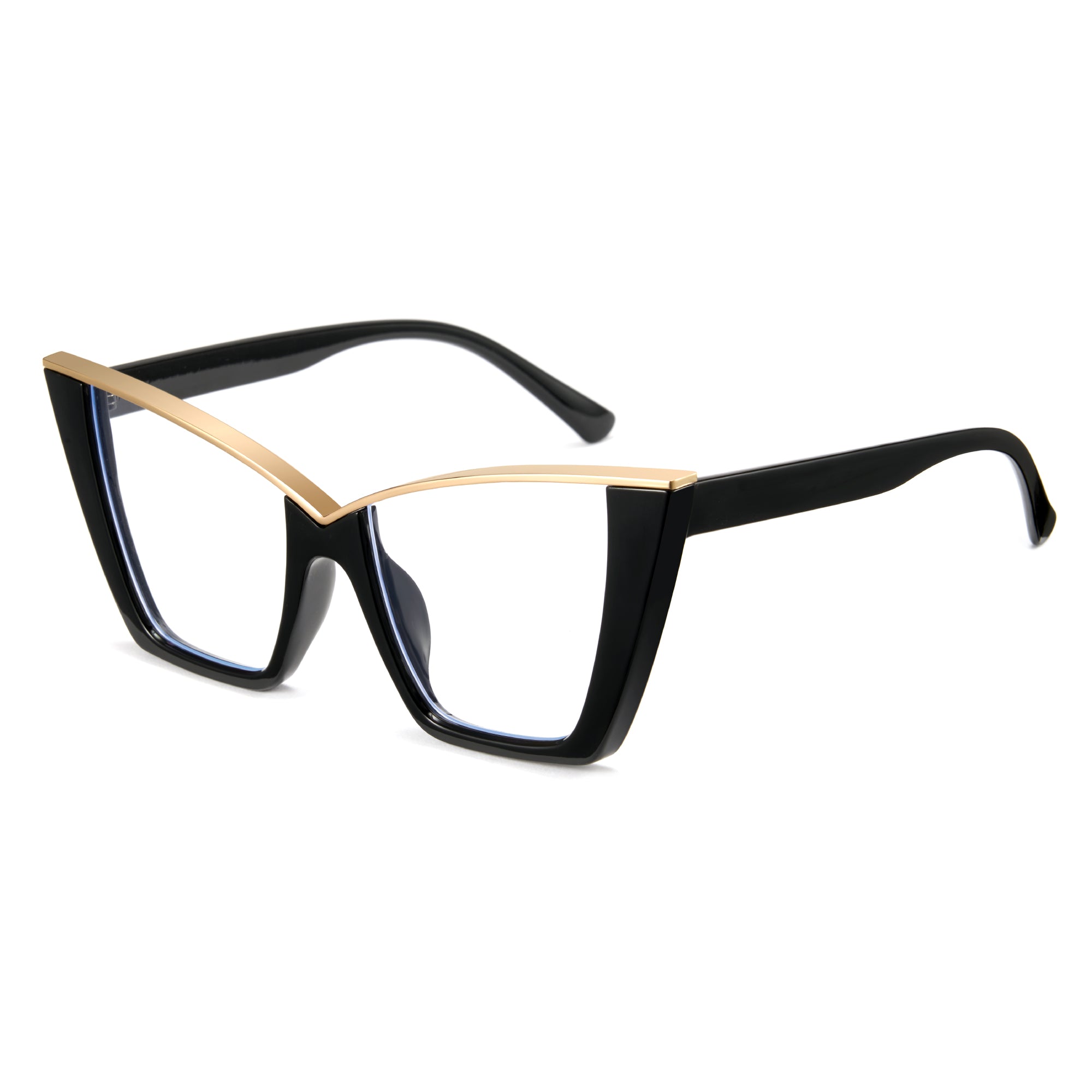 Cyxus Retro Vintage Large Frame Cat Eye Computer Glasses 8298