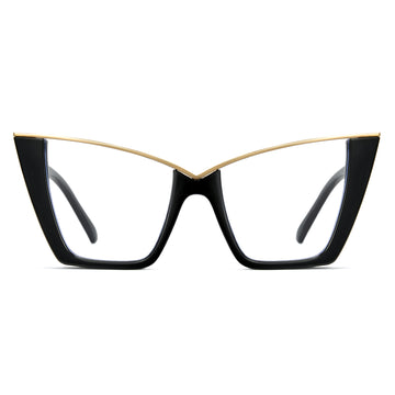 Cyxus Retro Vintage Large Frame Cat Eye Computer Glasses 8298