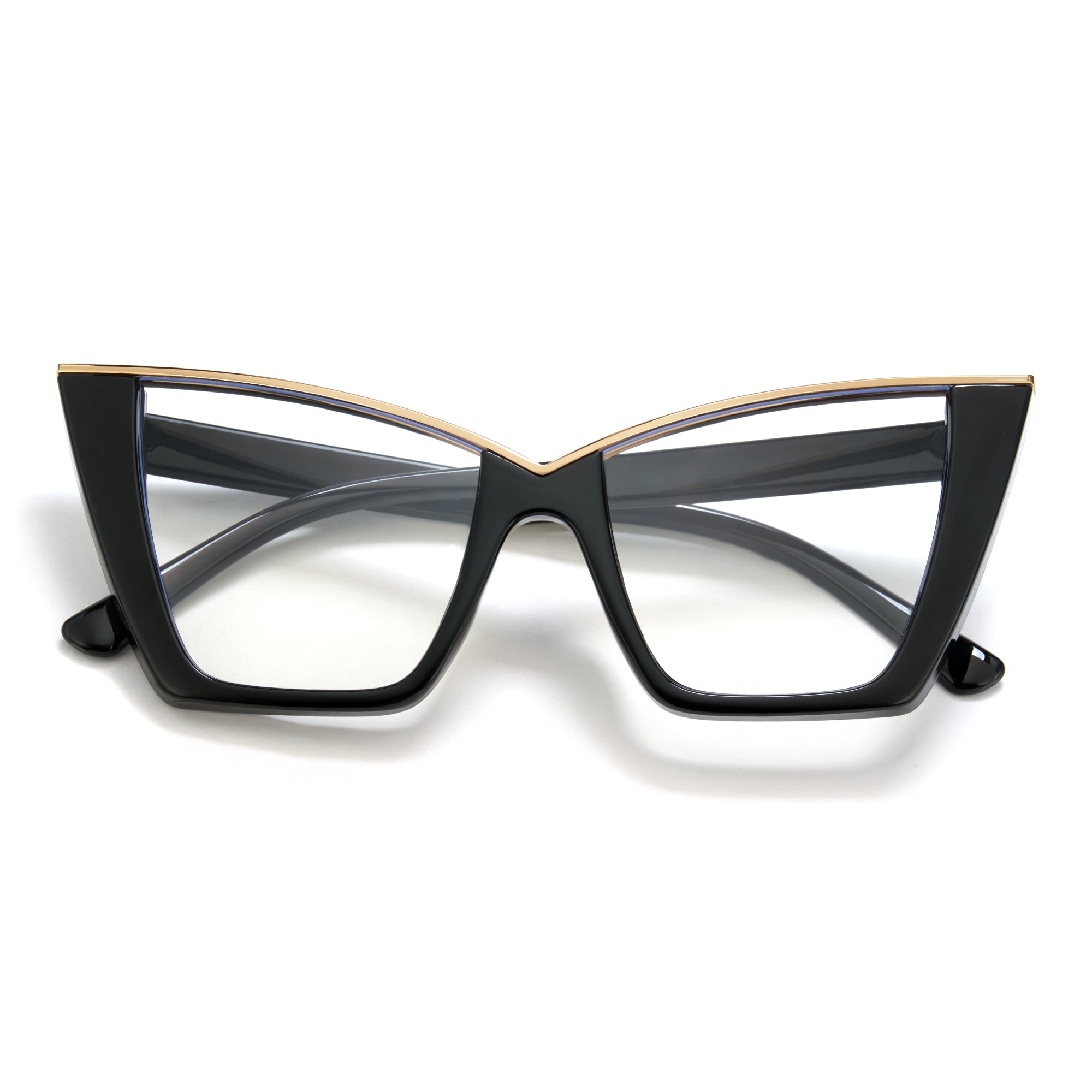 Cyxus Retro Vintage Large Frame Cat Eye Computer Glasses 8298