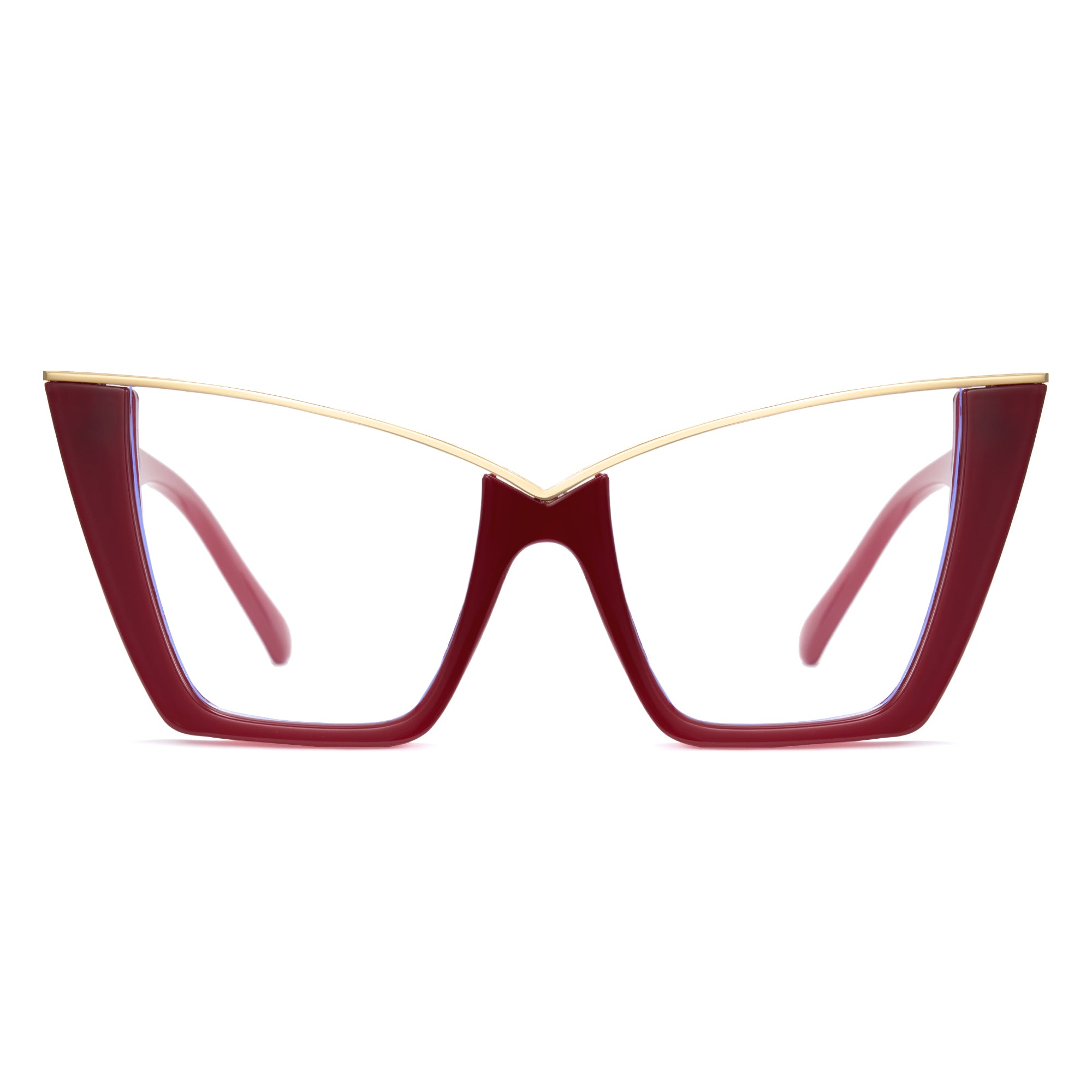 Cyxus Retro Vintage Large Frame Cat Eye Computer Glasses 8298